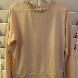 Luca + Grae Leave This Town Cream Sweater Size S/M